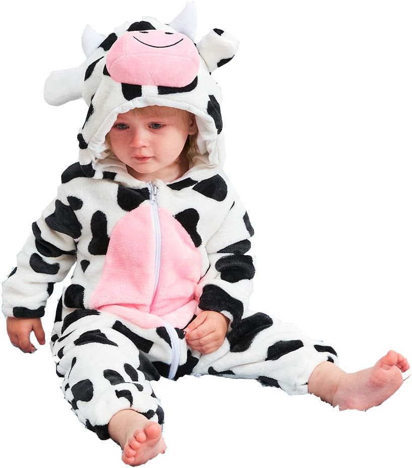 QZERPLAYUnisex Kids Baby Halloween Costumes Cartoon Outfit Hooded Homewear