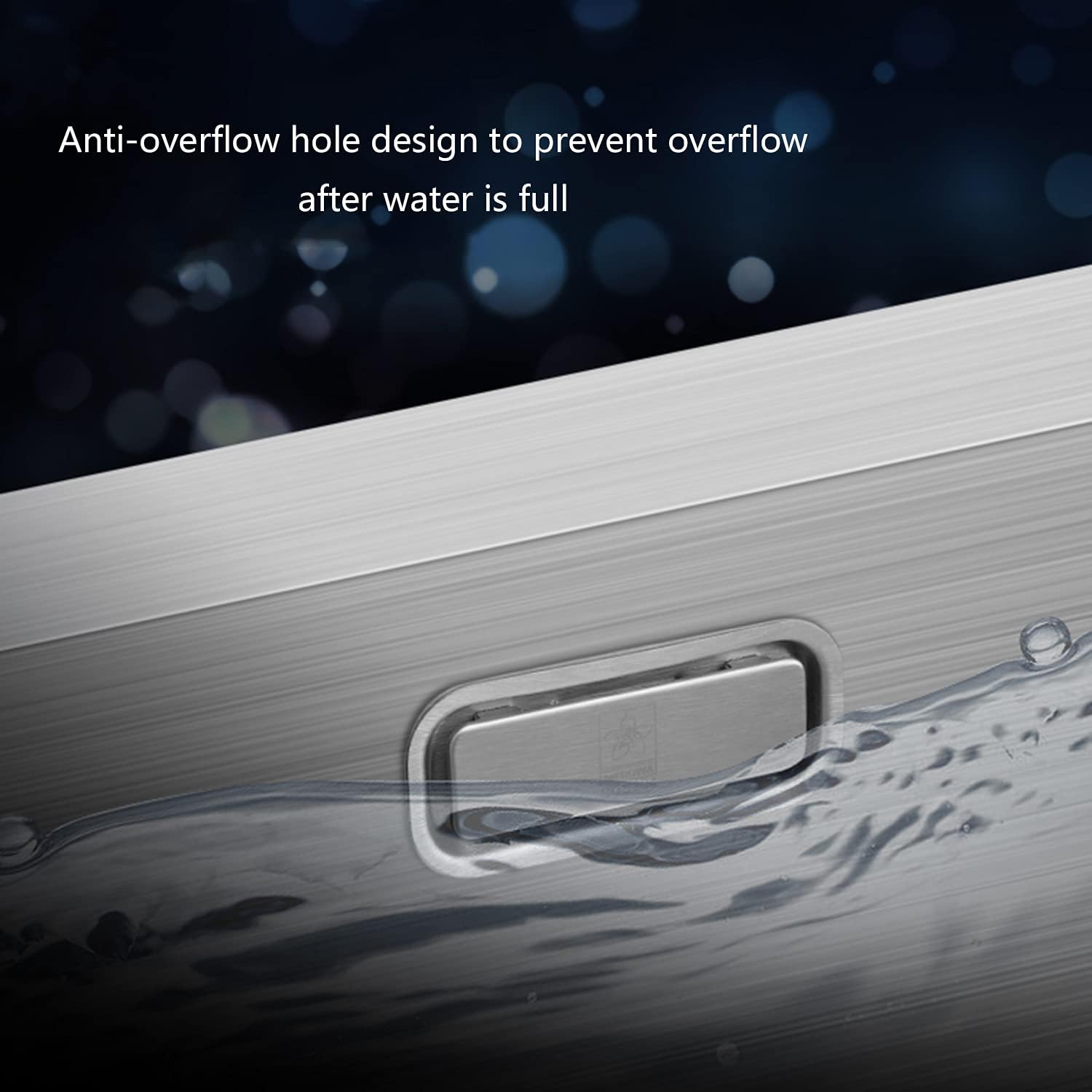 Sink, Household 304 Stainless Steel Large Silver Single Bowl Sink, Built-in Sink for Bar and Restaurant Counter(A 50 x 40 x 22 cm) (A 60 x 40 x 22 cm)