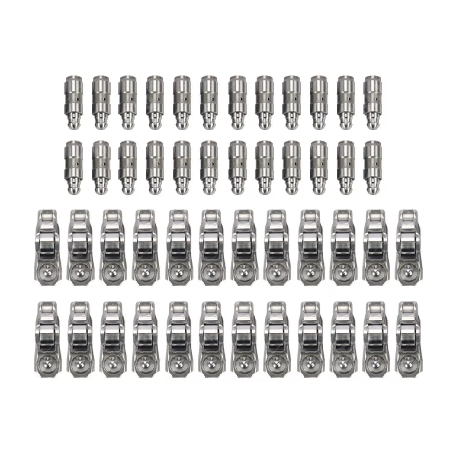 punteria scarico Adatto per Jeep Adatto per Dodge Adatto per Chrysler 3.2L 3.6L 2011-2020 Motore S 24 pezzi Bilancieri e 24 pezzi Kit punterie valvole