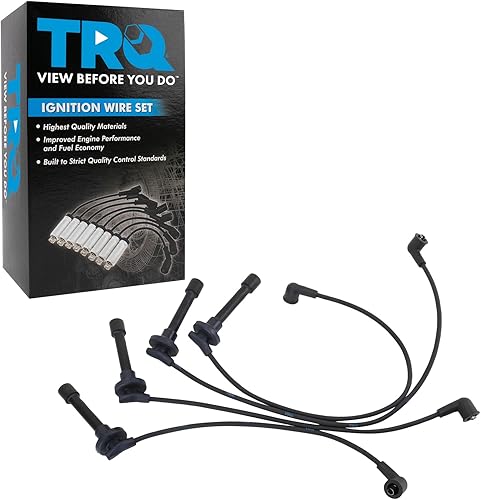 Miniatura 176 de TRQ Juego de cables de bujía de encendido del motor compatible con Hyundai Tucson Kia Sportage 2.7L Nrew