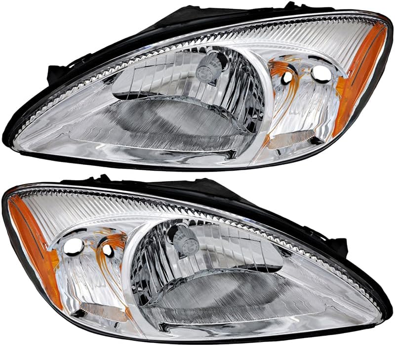 Repuesto Para Ford Taurus 2000-2007 SVG, SE, SE Comfort, SEL, SES, LX DOT/SAE, Conjunto De Faros Hal&oacute;genos Con Bombillas, Lado Derecho/pasajero, 1F1Z 13008 AA / FO2503169