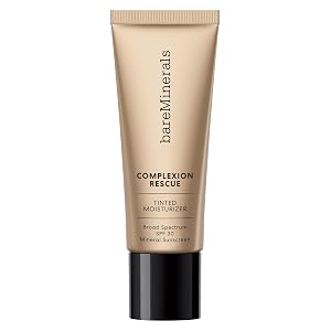 bareMinerals Complexion Rescue Tinted Moisturizer with SPF 30 Hydrating Tinted Mineral Sunscreen with Hyaluronic Acid Sheer-to-Light Coverage Multi-tasking