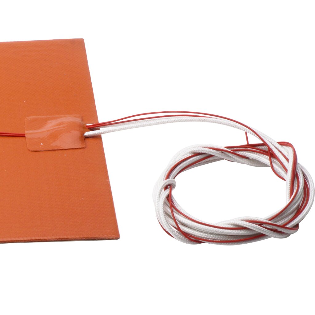 Alfombrilla Calefactora de Silicona para Impresora 3D para Cama Caliente, Almohadilla Calefactora, Pieza Calefactora, Calentamiento Rápido, Larga Vida, 200x300x3mm600w