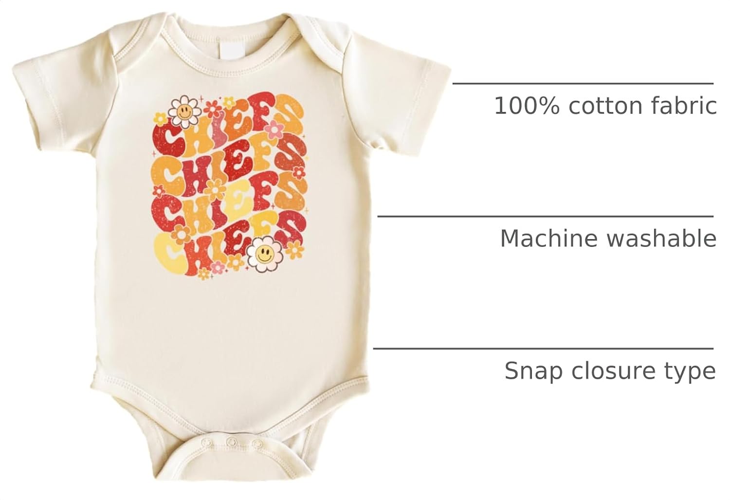 Chiefs School Spirit Shirt for Game Day Apparel for Adults and Kids