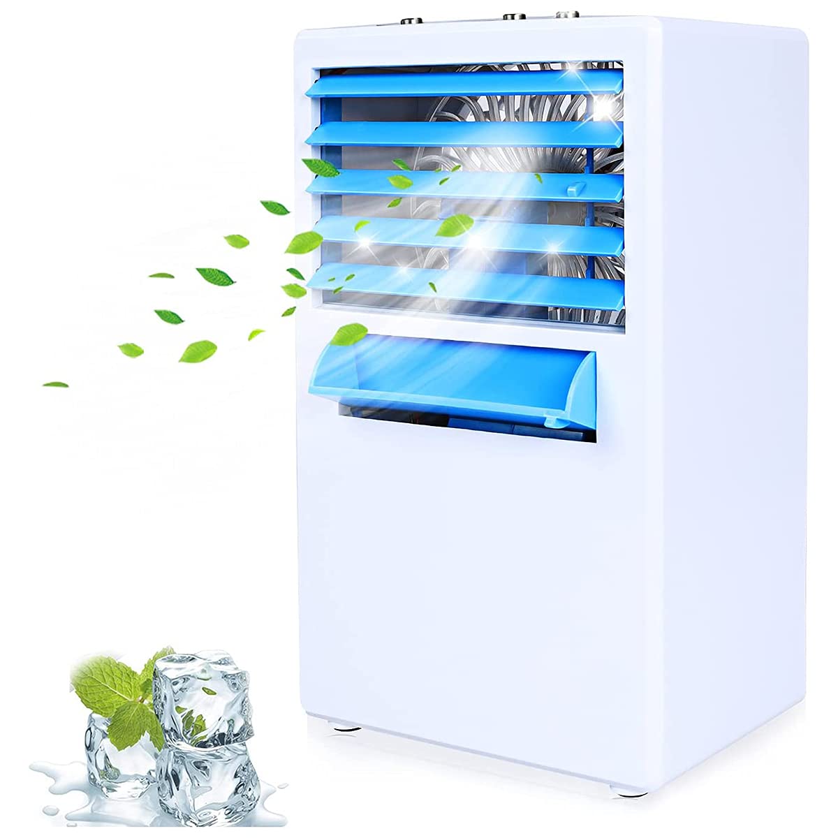 Buy Vodche Portable Air Conditioner Fan, Mini Air Cooler Desk Fan with