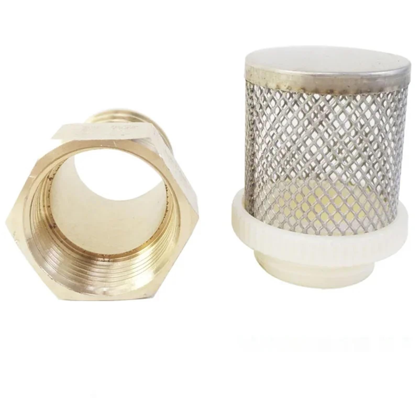 Mosiężny zawór zwrotny z trzpieniem do węża 6, 8, 10, 12, 14, 16, 19, 25 i 32 mm, średnica zewnętrzna, filtr ze stali nierdzewnej, zawór dolny, zawór stopowy dla wody. (19 mm)
