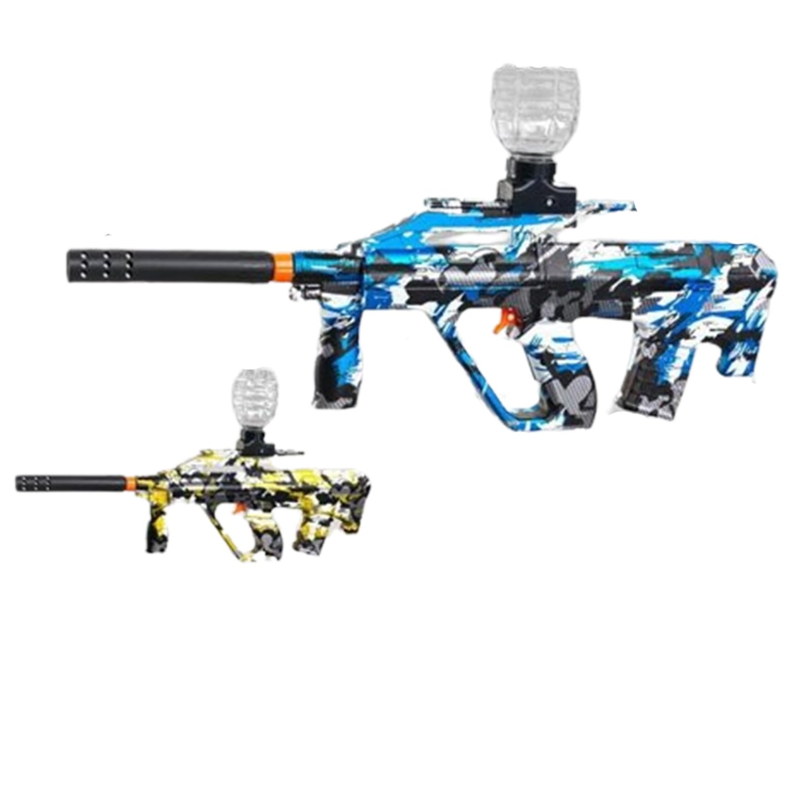 SDMAX Electric Gel Ball Blaster Toy G-U-N, Rechargeable Battery, Gel Ball Bottle, Safety Glasses, USB Cable, Outdoor Garden Fun with Friends & Family, Assorted Color