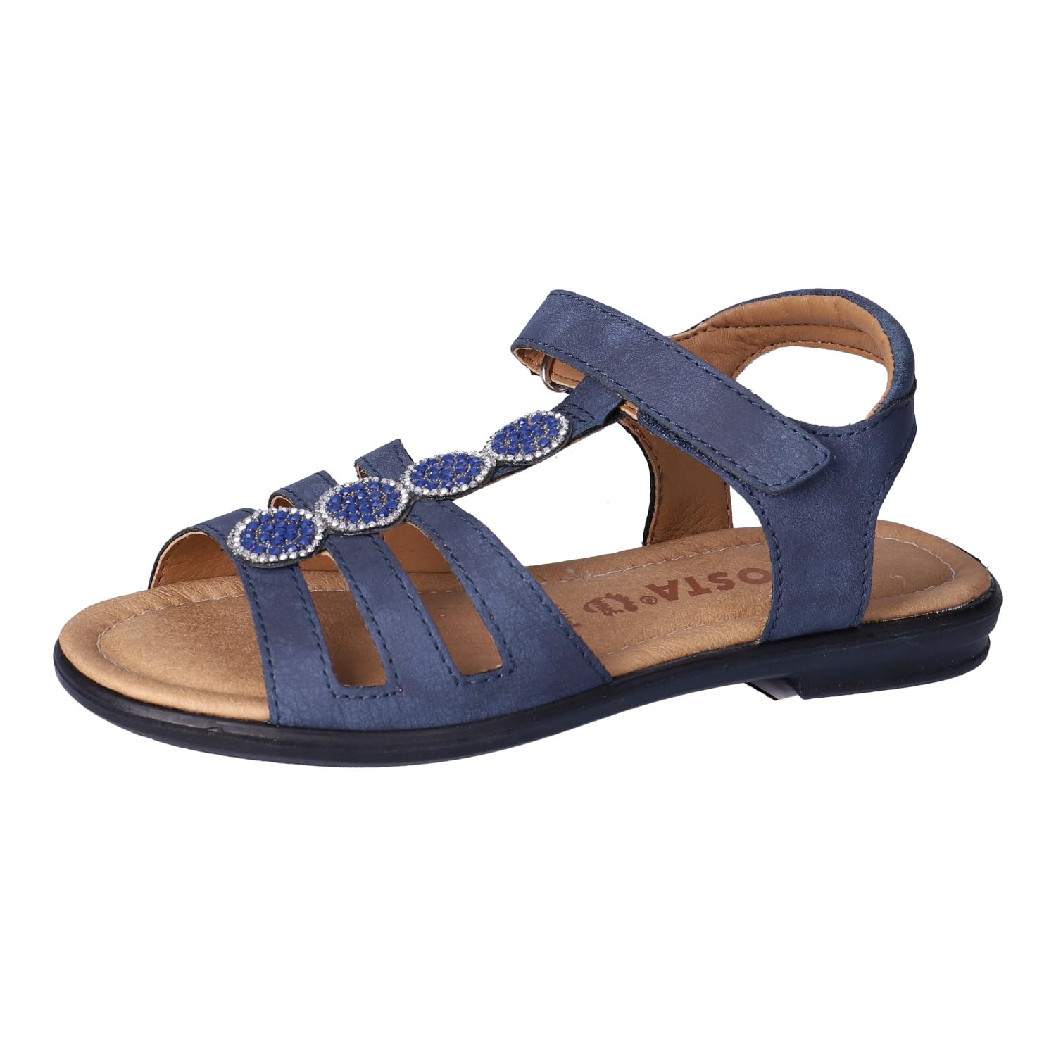 RICOSTA Mädchen Riemchensandalen ANA, Kinder Sandalen, Weite: MITTEL
