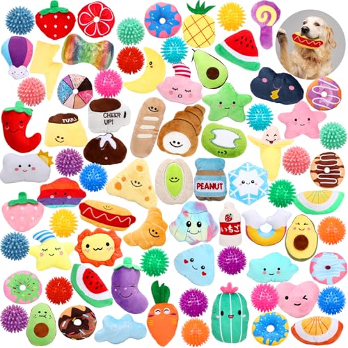 Jouets couineurs pour chiens de petite taille : lot de 80 peluches - 9