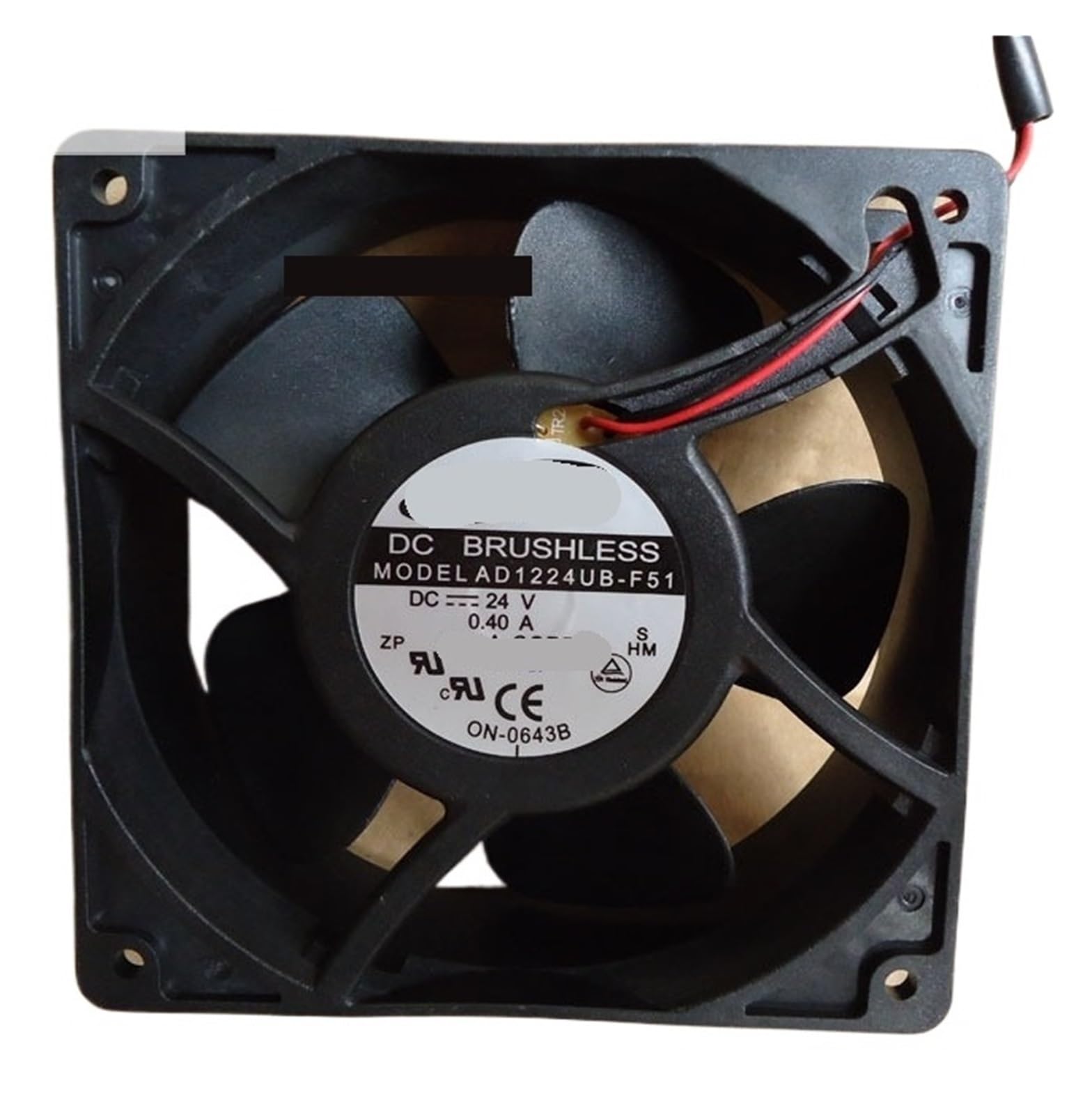 YMUGUEGH AD1224UB-F51 12cm fan 12038 DC 24V 0.40A cooling fan