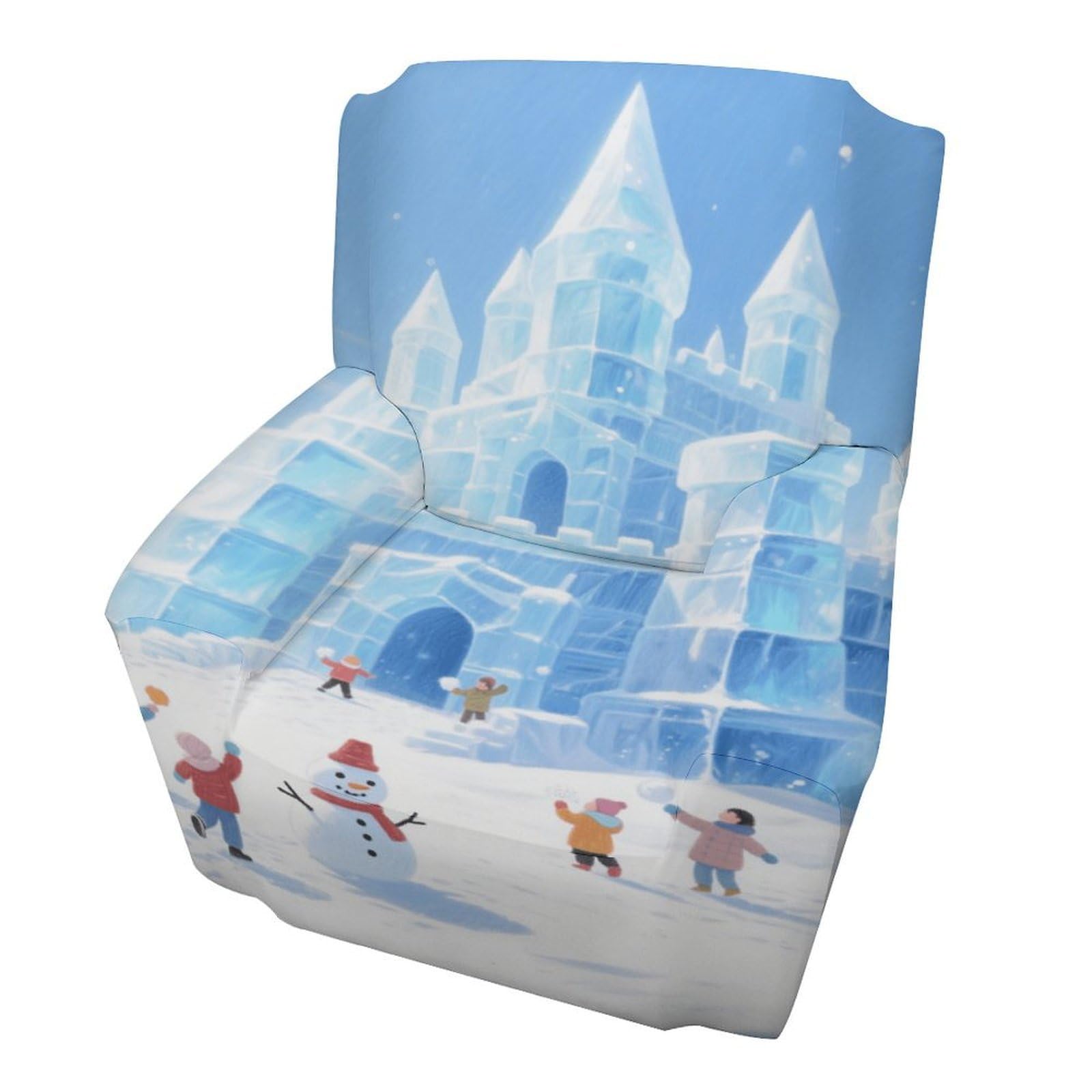 Fekiloot Style Ice Castle Couch Cover Sofa Cover Sofa Slipcover