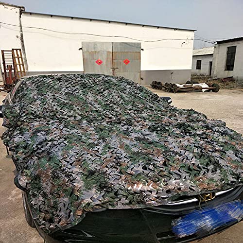 GLFYHG Tarnnetz Camouflage Netz Wald Jagd im Freien Tarnung Waldlandschaft Militär Tarnnetz Dekoration Sonnenschutz(Size… – Bild 6