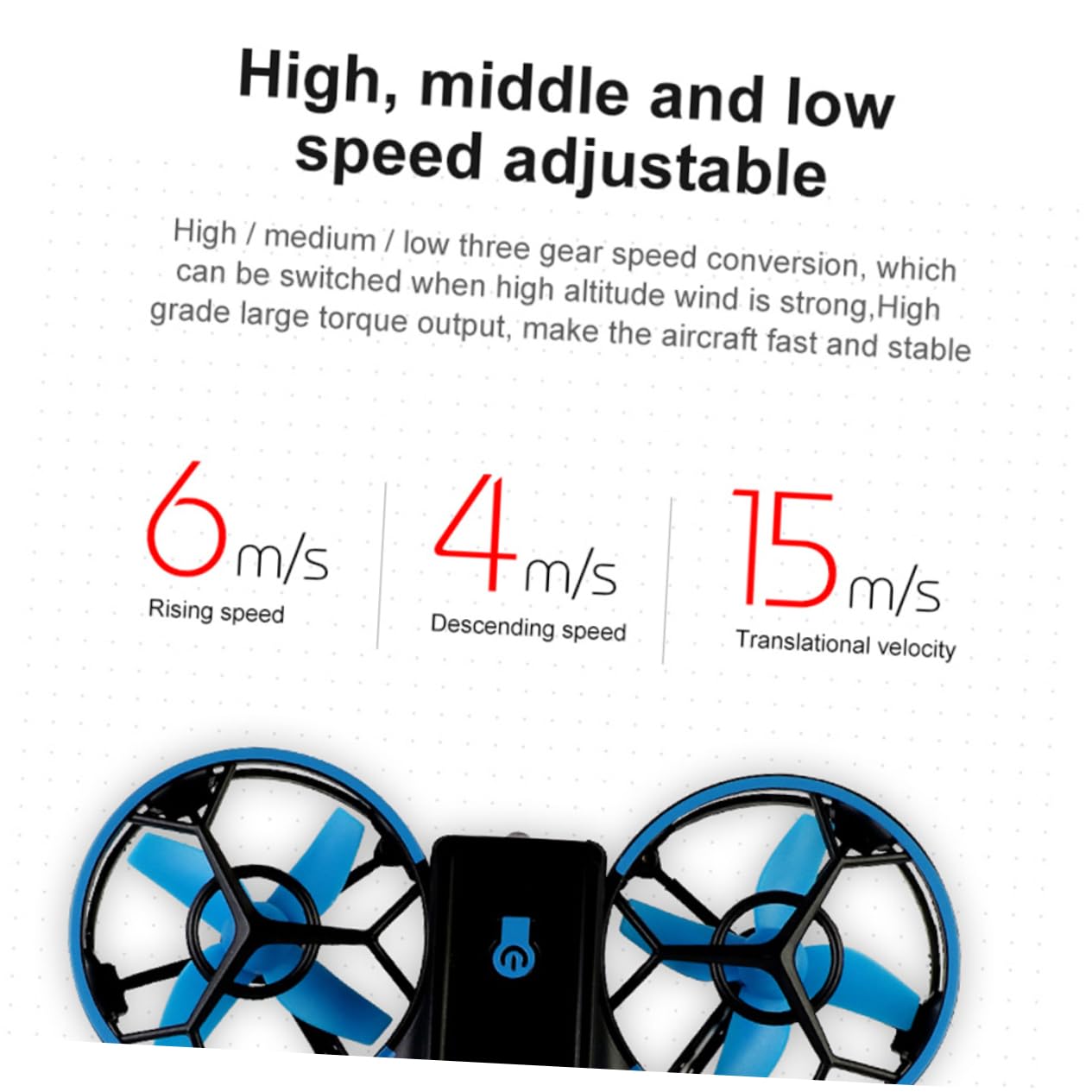 Abaodam Mini Drone Telecomandato Rc Quadcopter Luci Led, Batteria Integrata 3.7v 300mah, Resistente Agli Urti, Materiale Abs, per Giochi al Chiuso e All'aperto