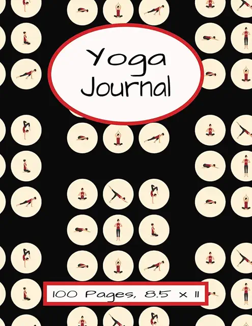 Yoga Journal Notebook: 8.5x11" Practice Tracker with 100 Pages