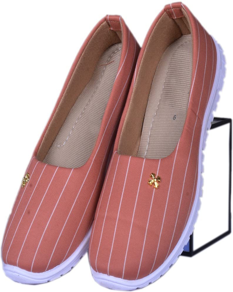 Daily Casual Bellies and Juttis Shoes for Girls and Women (Peach, Numeric_5) (B09YH9XXM2) Amazon Price History, Amazon Price Tracker