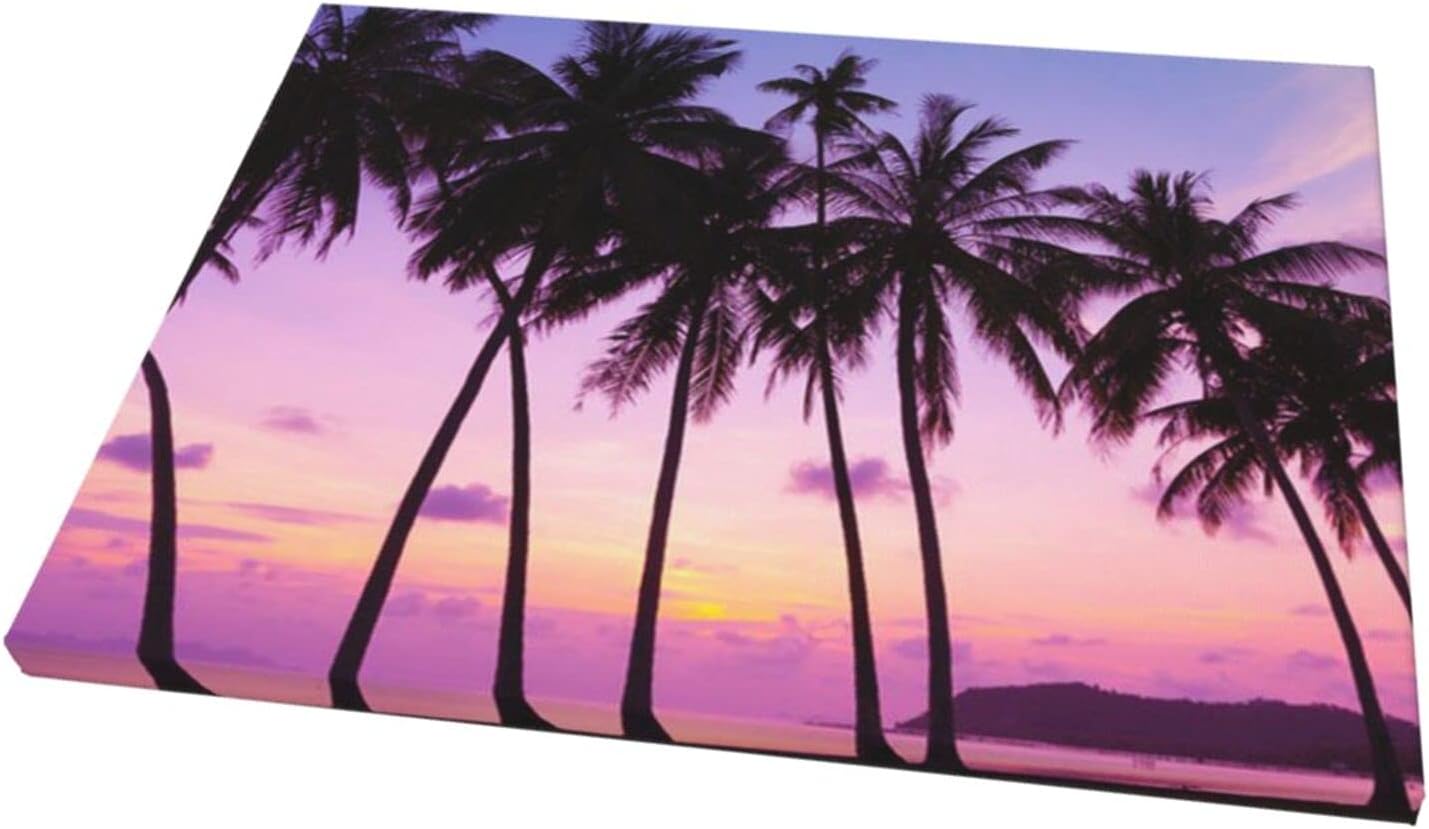 Ryounoart ヤシの木 絵画 キャンバス 3点 Www Absteynsafaris Com