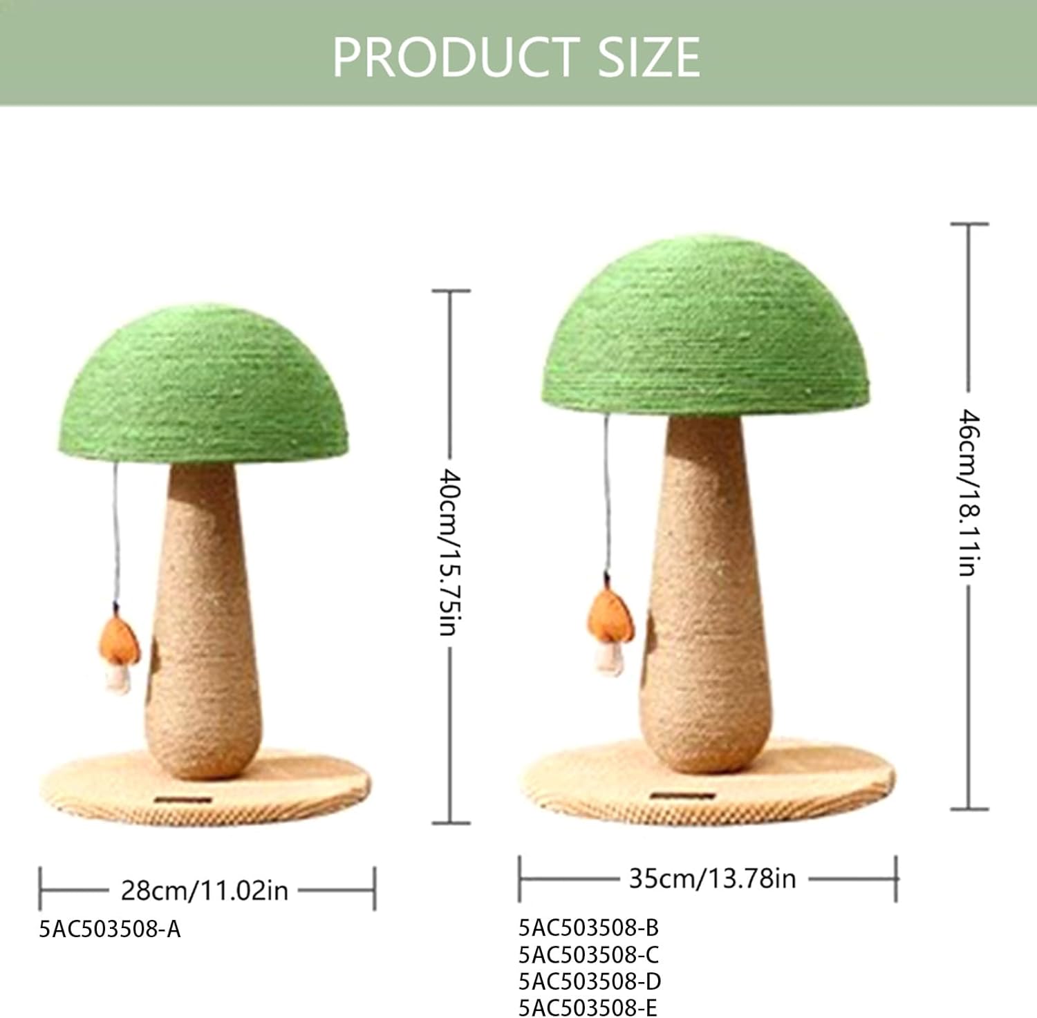 Cats Post Cats Scratcher Climbing Tree Pet Pillars Grinding Paws Indoor Exercising Mushroom Toy Scratch Accessory
