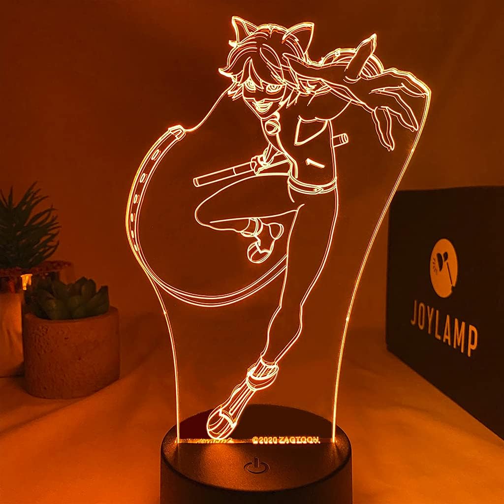 Cat Noir from Miraculous - Official x Miraculous Collection - 16 Colors + Remote Control - Miraculous 3D Lamp