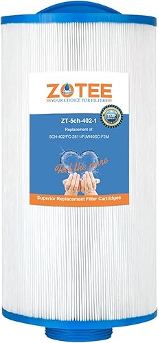 ZOTEE Filtro de spa para piscina, filtro de spa para bañera de hidromasaje, sustituye a 5CH-402 PJW40SC-F2M, FC-2811. Reemplazo compatible para