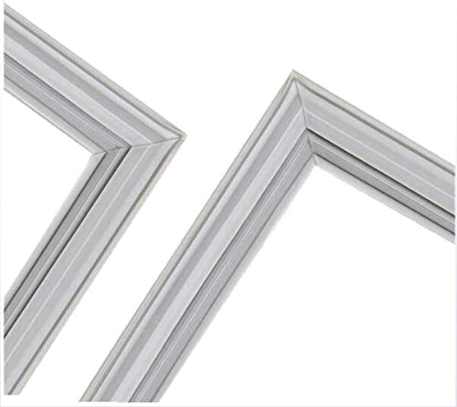 Sello magnético universal personalizado para puerta de refrigerador, piezas de refrigerador de todos los tamaños, blanco/gris (Blanc)