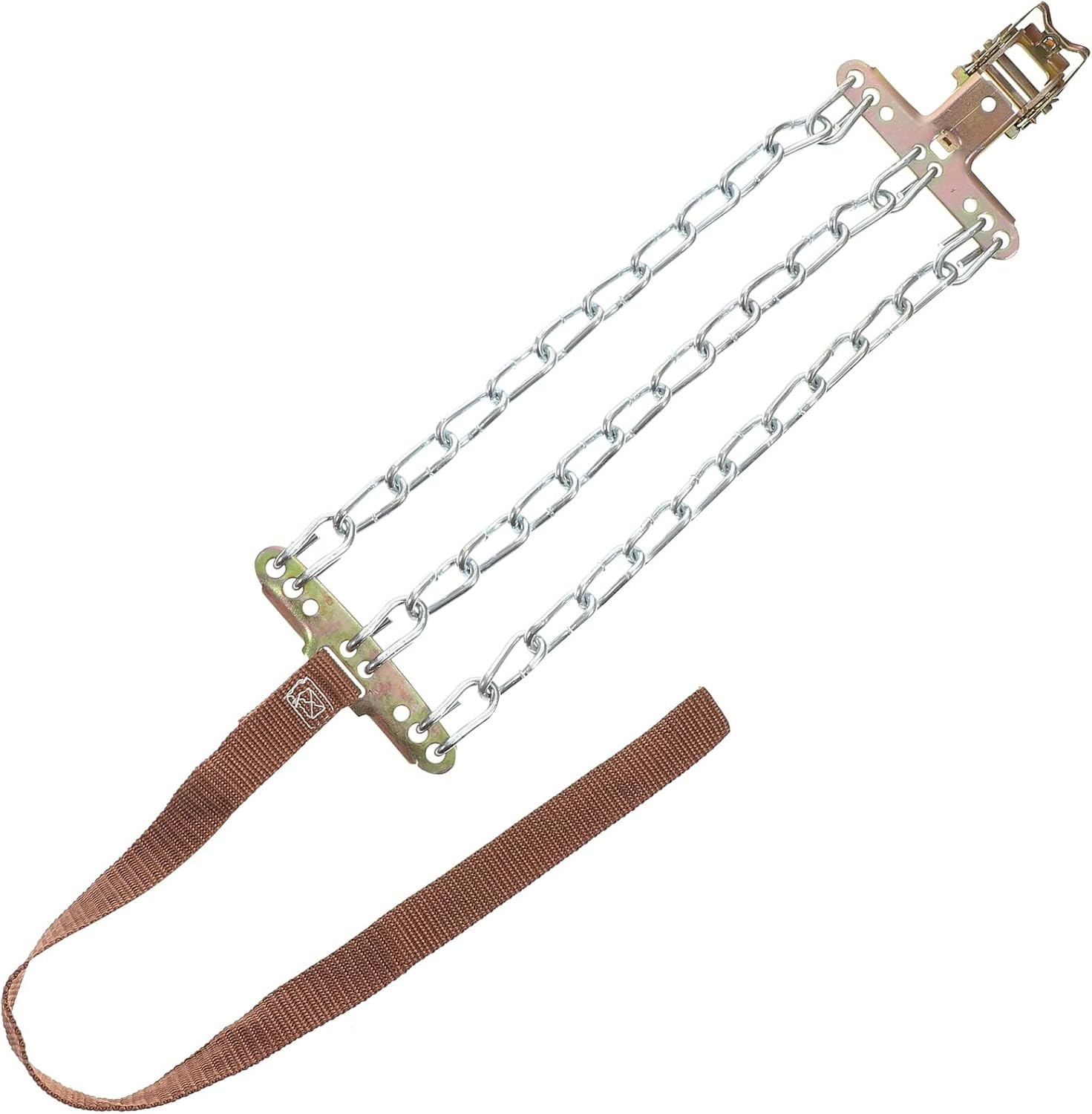 8pcs Anti-skid Snow Chains for Car Suv Truck Tires, 3-chain Balance Design, Large Size 235-265, Winter Traction for Snow, Ice, Mud Emergency Use Random Color