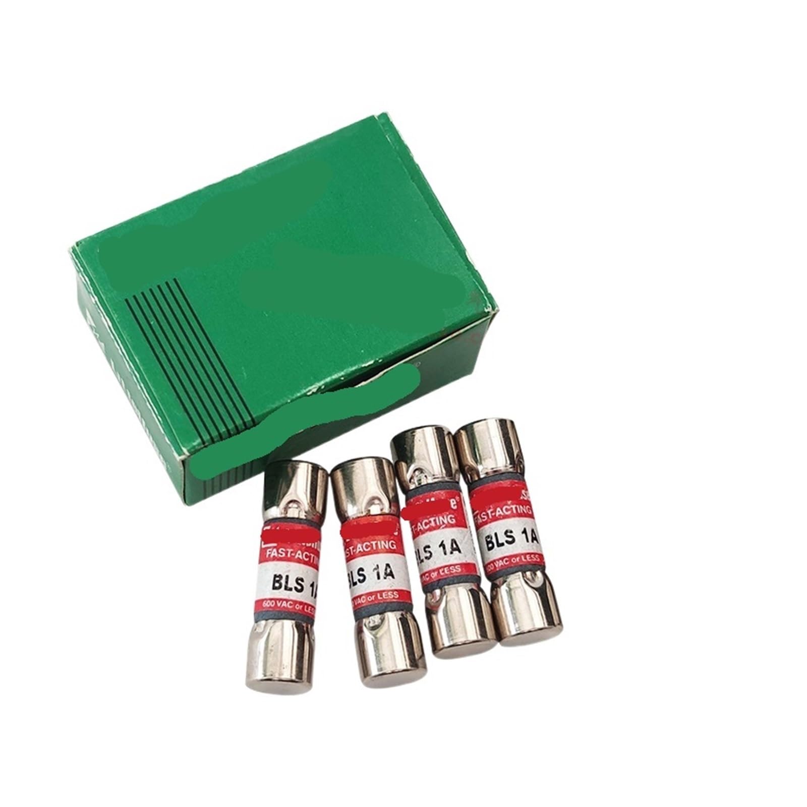KXIWLUFV 1PCS Fuse BLS-1A 2A 3A 4/5/6/8/10A 10 * 38mm 600V(BLS 4A)