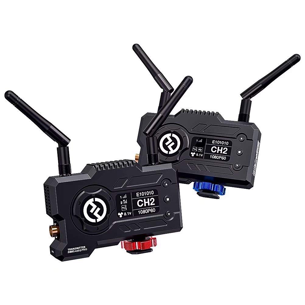 Hollyland Mars 400S PRO Wireless HDMI SDI Video Transmission System, 0.08s Latency, 1080P60 12Mbps HD Image 5G WIFI 8 Channels, 4 APP Monitoring, for Videographer Photographer Filmmaker