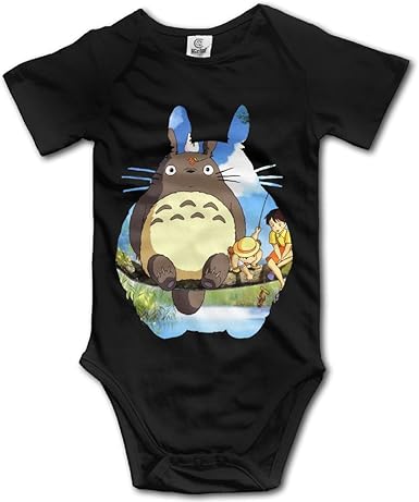 Amazon Com Mi Vecino Totoro Bebe Infant Bebe Onesies 24 Meses Negro Ropa Zapatos Y Joyeria