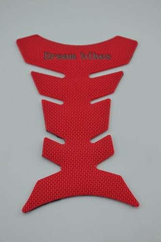 Motocicleta tanque gas protector pad etiqueta 3D goma de fibra rojo YG006 apto para Honda ST1300ST1300A 2003 2004 2005 2006 2007 2008