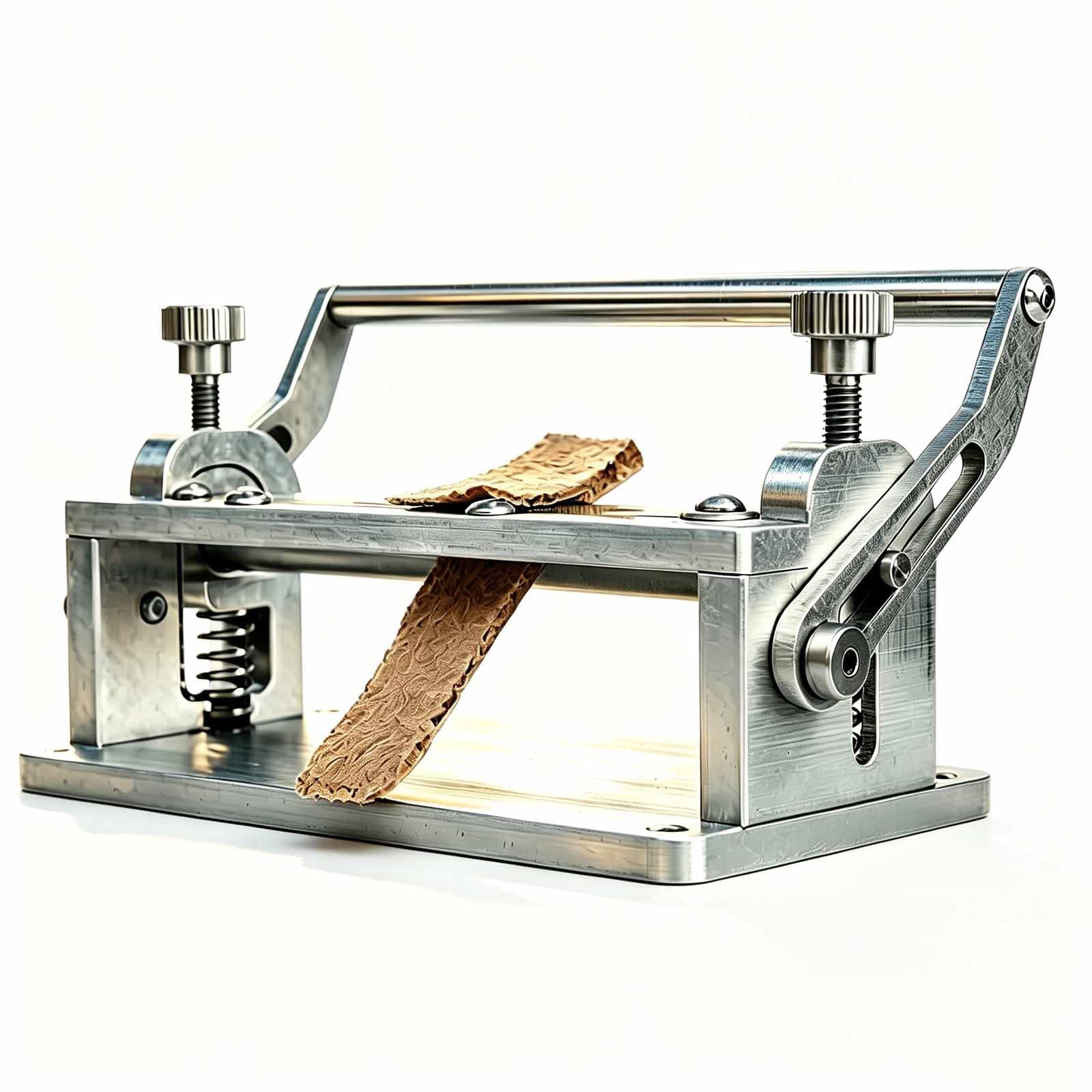 Mrjyk Manual Leather Skiving Machine, Leather Splitter, Aluminum Alloy, 10Cm Cutting Width, Adjustable Thickness, With Scale, For Diy Leather Thinning