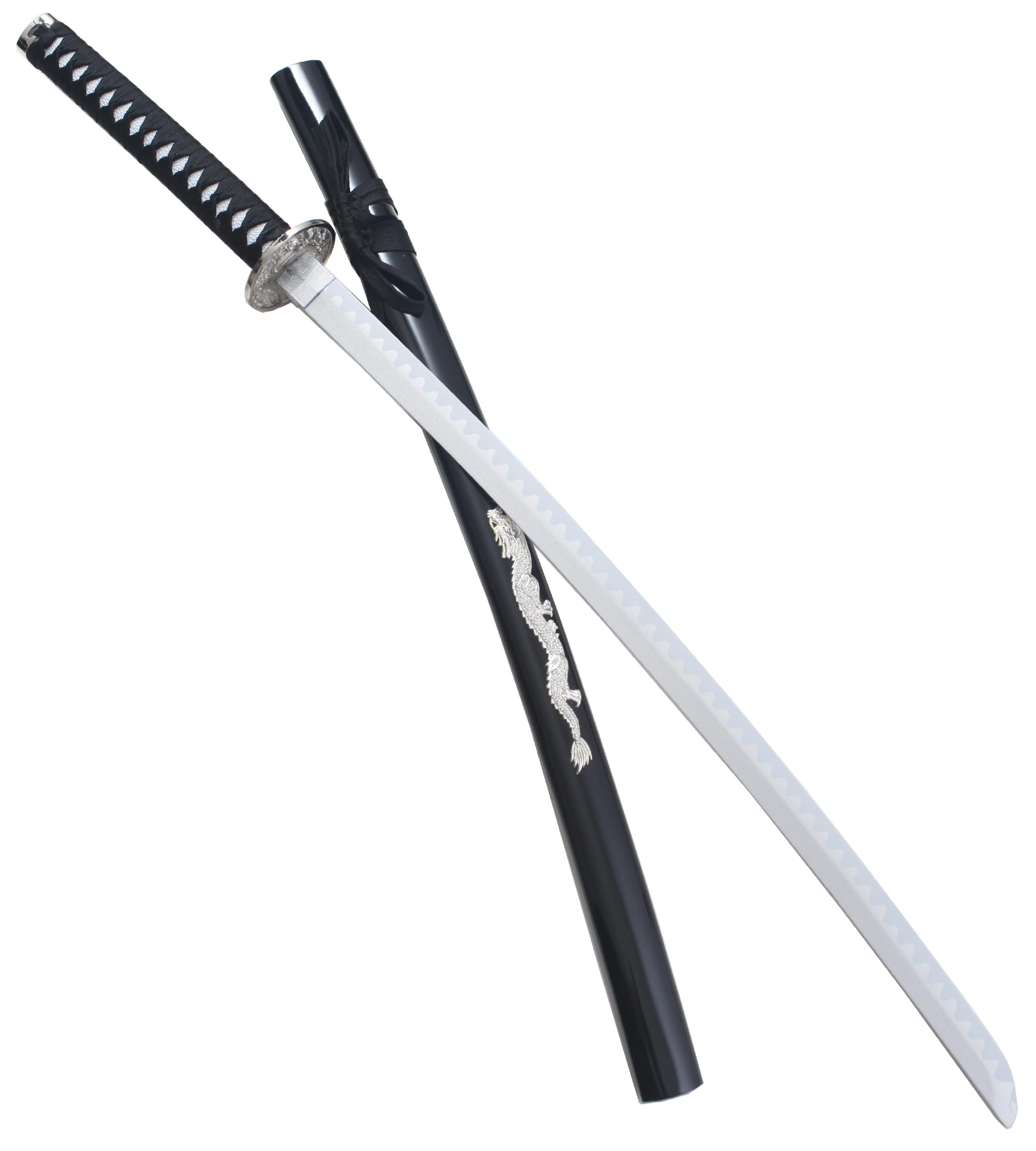 Katana en Bois Lame en Bois Katana Dragon Epee Sabre Decoration Replique Katana Japonais Sabre Samourai