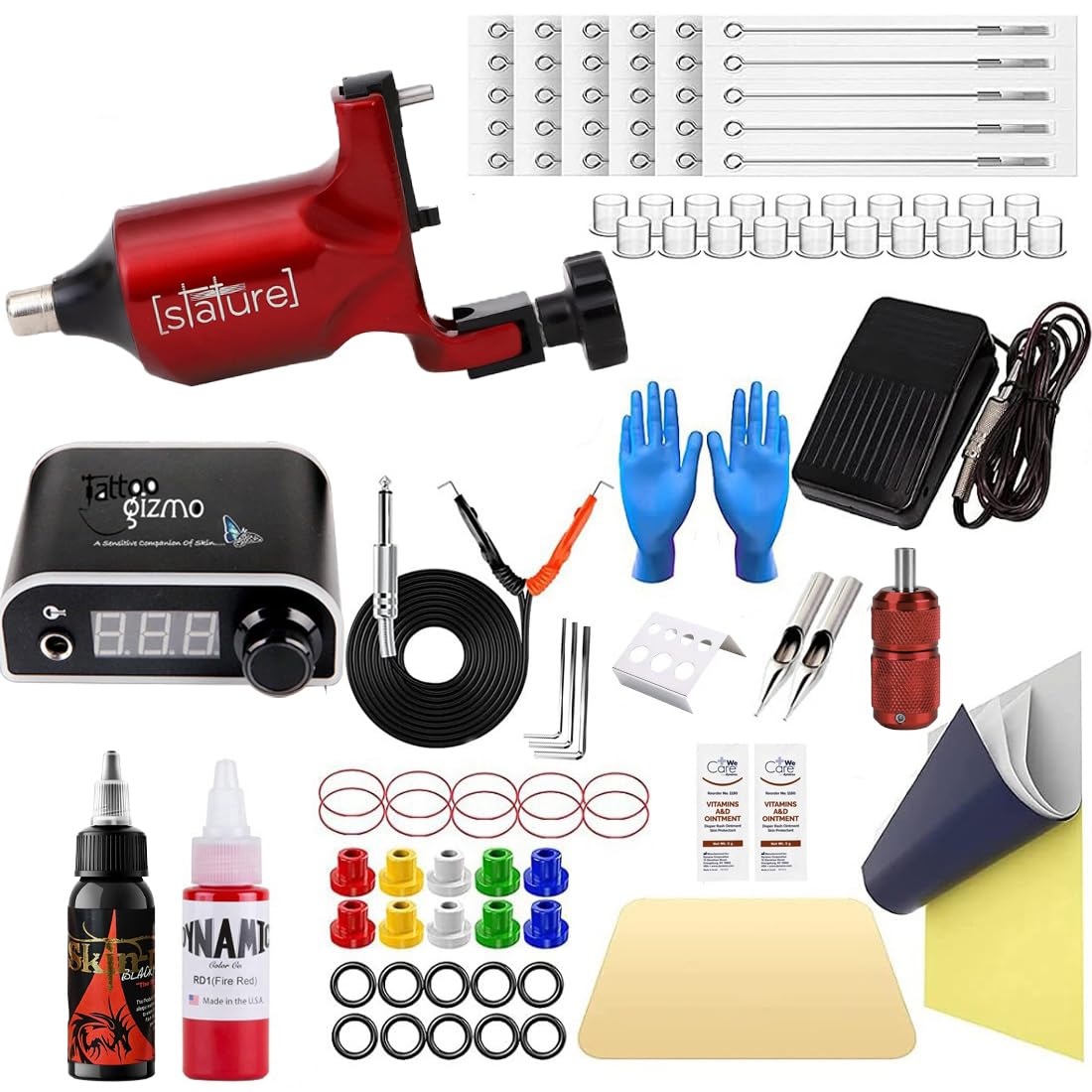 Tattoo Gizmo Tattoo Machine Kit – Stature Rotary Machines Full Set