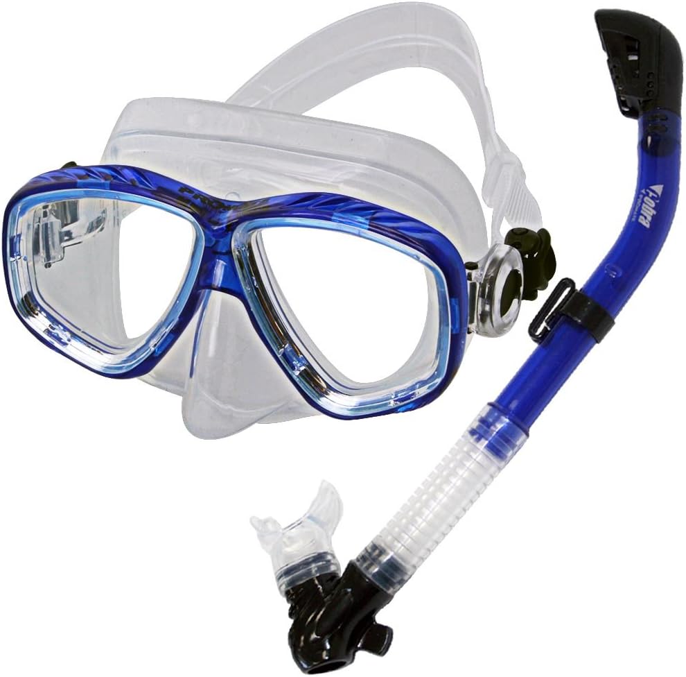 Promate - Juego de máscara de buceo y esnórquel