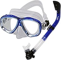 Vista 9 de PROMATE Juego combinado de máscara de buceo y esnórquel