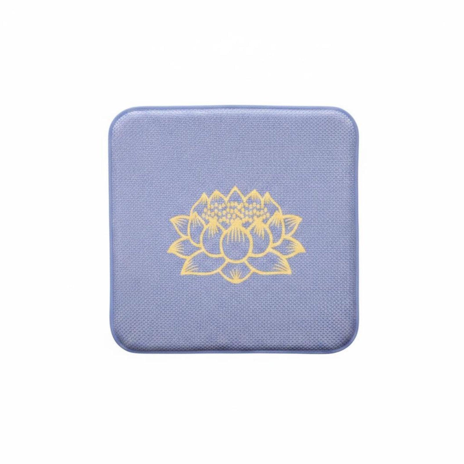 Woven Meditation Mat Non-Secure Seating Pad Breathable Floor Seating Pad for Prayer Users, Meditators, Outdoor 50-50cm Fuyun Gray Lotus-image-23