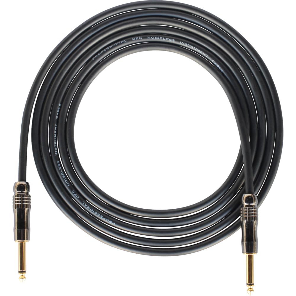 VALETON VGC-3 3m (10ft) Premium Guitar Instrument Cable Straight-Straight, Black, 3 meters - Image 2