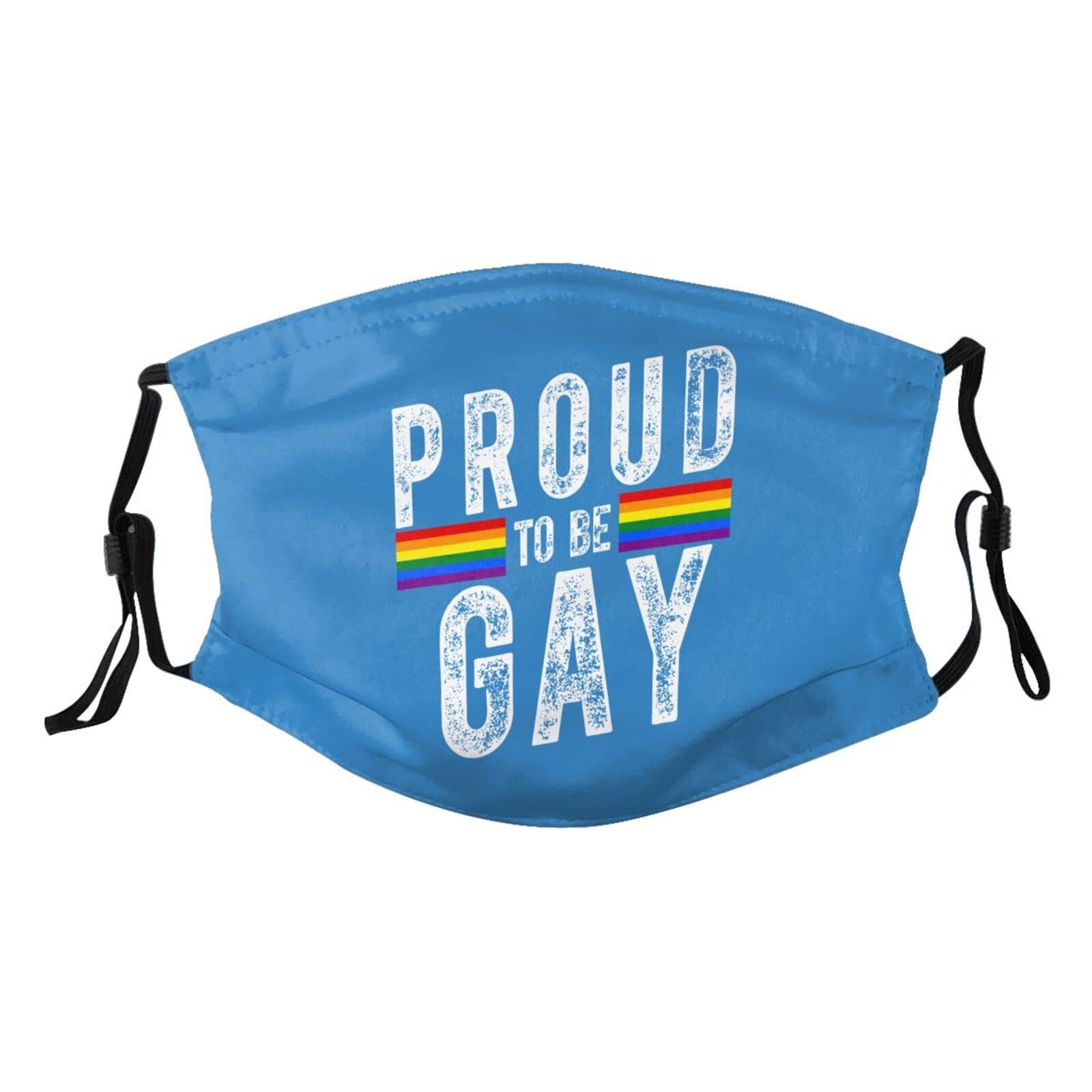 Proud to Be Gay Mask Protect Respiratory System Breathe with Peace of Mind Black