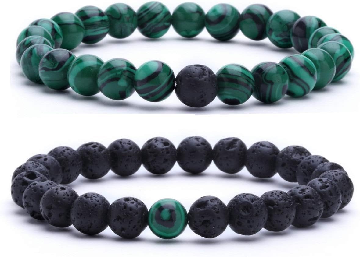 See full amazon price history chart for Hot And Bold Couple Beads Long Distance Bracelets with Natural Stones and Healing Properties - His & Hers Matching Set. (Mystic Blend Bracelet (Green Malachite + Lava Stone)) Hot And Bold Couple Beads Long Distance Bracelets with Natural Stones and Healing Properties - His & Hers Matching Set. (Mystic Blend Bracelet (Green Malachite + Lava Stone)) (B0D5WHMPP4) Amazon Price History, Amazon Price Tracker