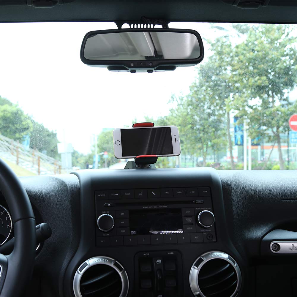 SXMA Dash - Soporte para teléfono móvil para W Rangler JK 2007-2017