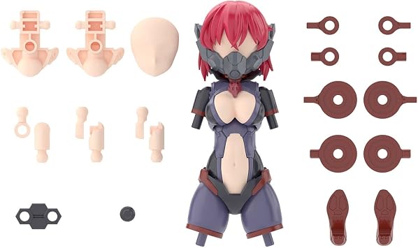 Bandai Spirits 2620609 30MS Optional Parts Set 6 Chaser Costume Color A Color-coded Plastic Model