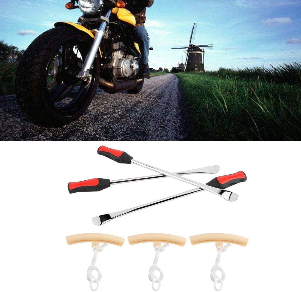 Tire Spoons, 14.5inch Motorcycle Bike Tire Lever Tire Change Kit with Bag and 3 Rim Protectors : Automotive