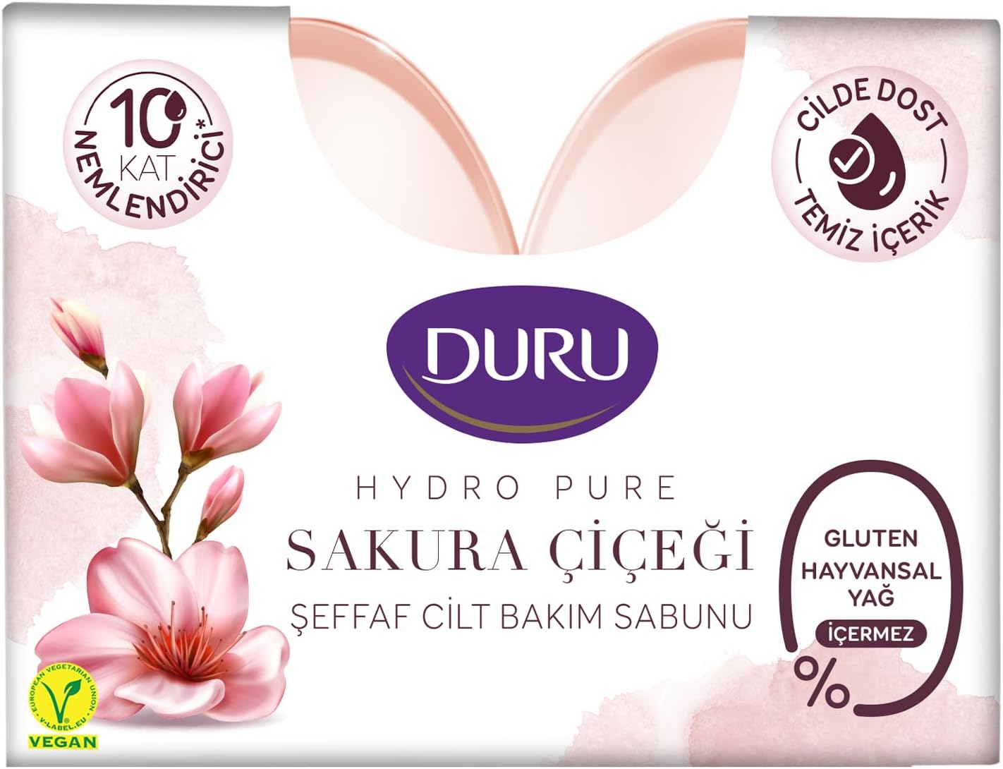 DURU Hydropure Sakura Sabun, 270 Gr, 2'li Paket