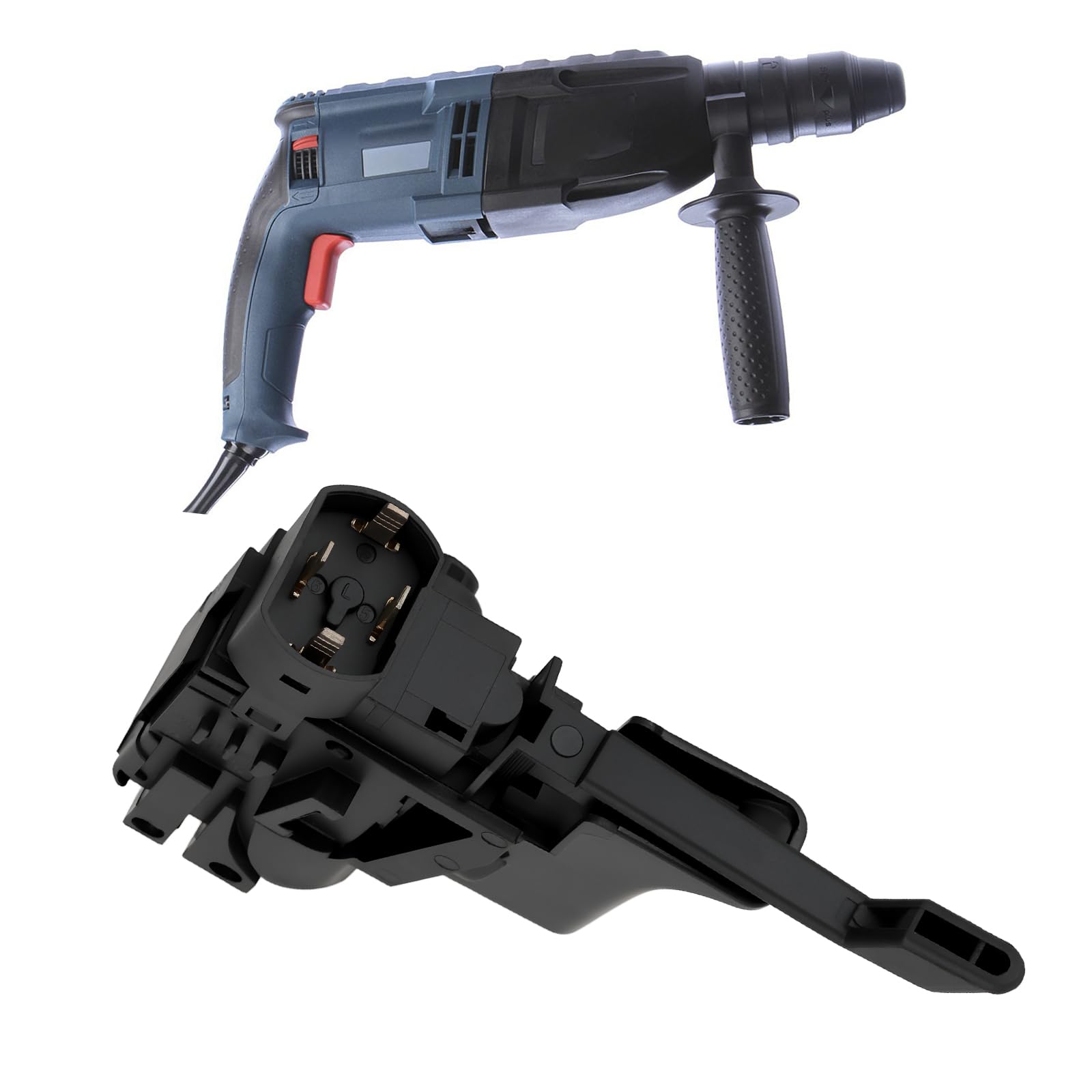 Commutateur de Marteau Noir Compatible avecBosch GBH 2-24 DFR GAH 500 DSR GBH 2 SR