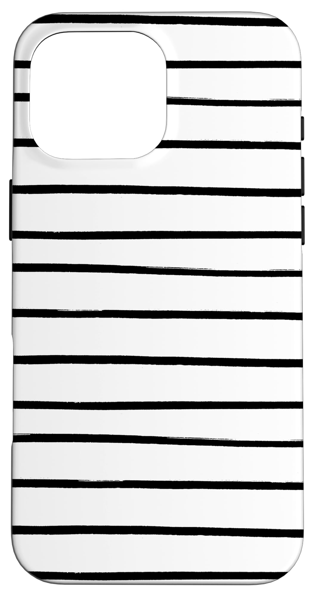 SIMPLE BLACK AND WHITE PHONE CASES SOLID COLOR RUSTIC STRIPE Case for iPhone 16 Pro Max