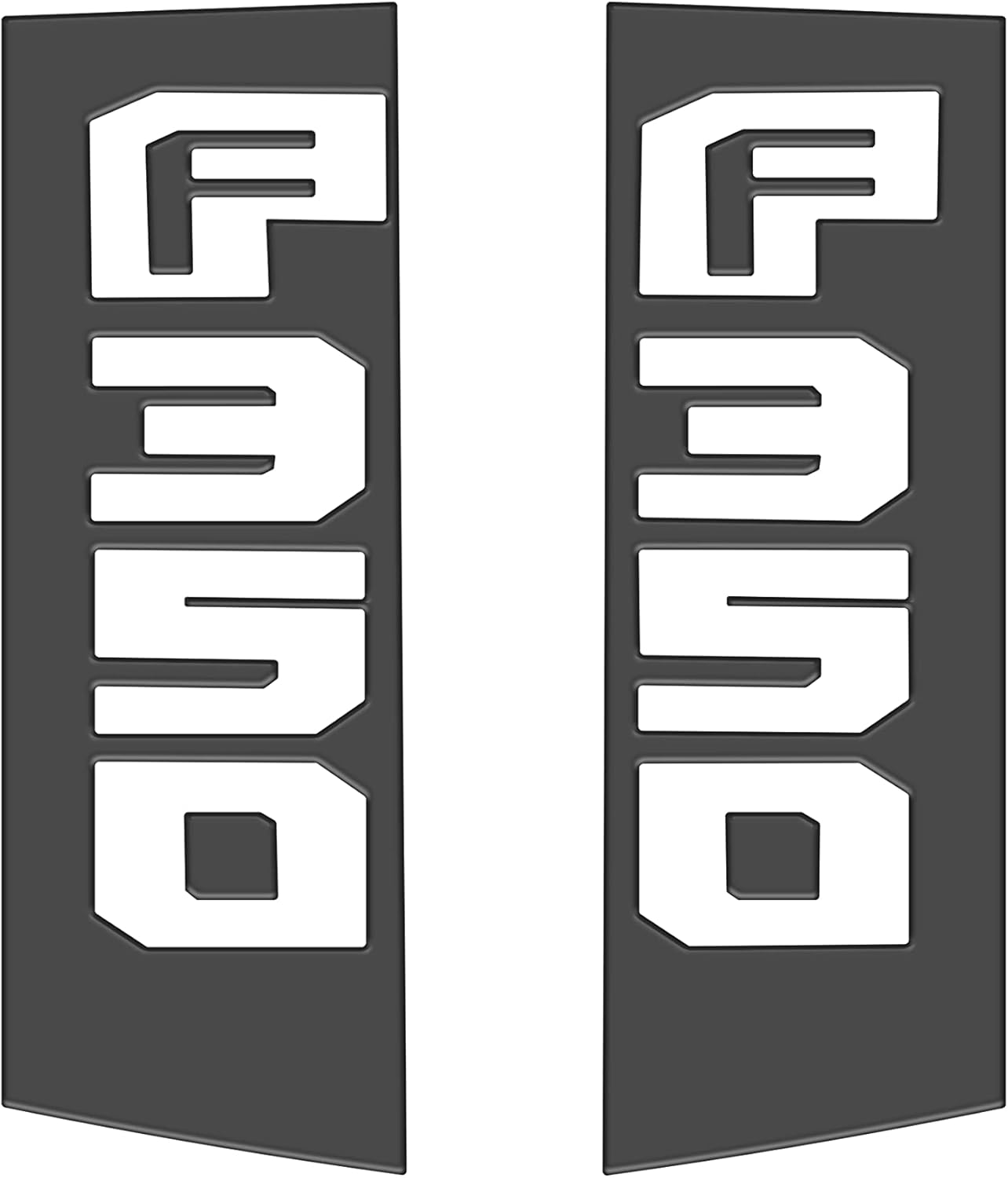 Side Fender Emblem Overlays - Compatible with 2017-2021 Super Duty