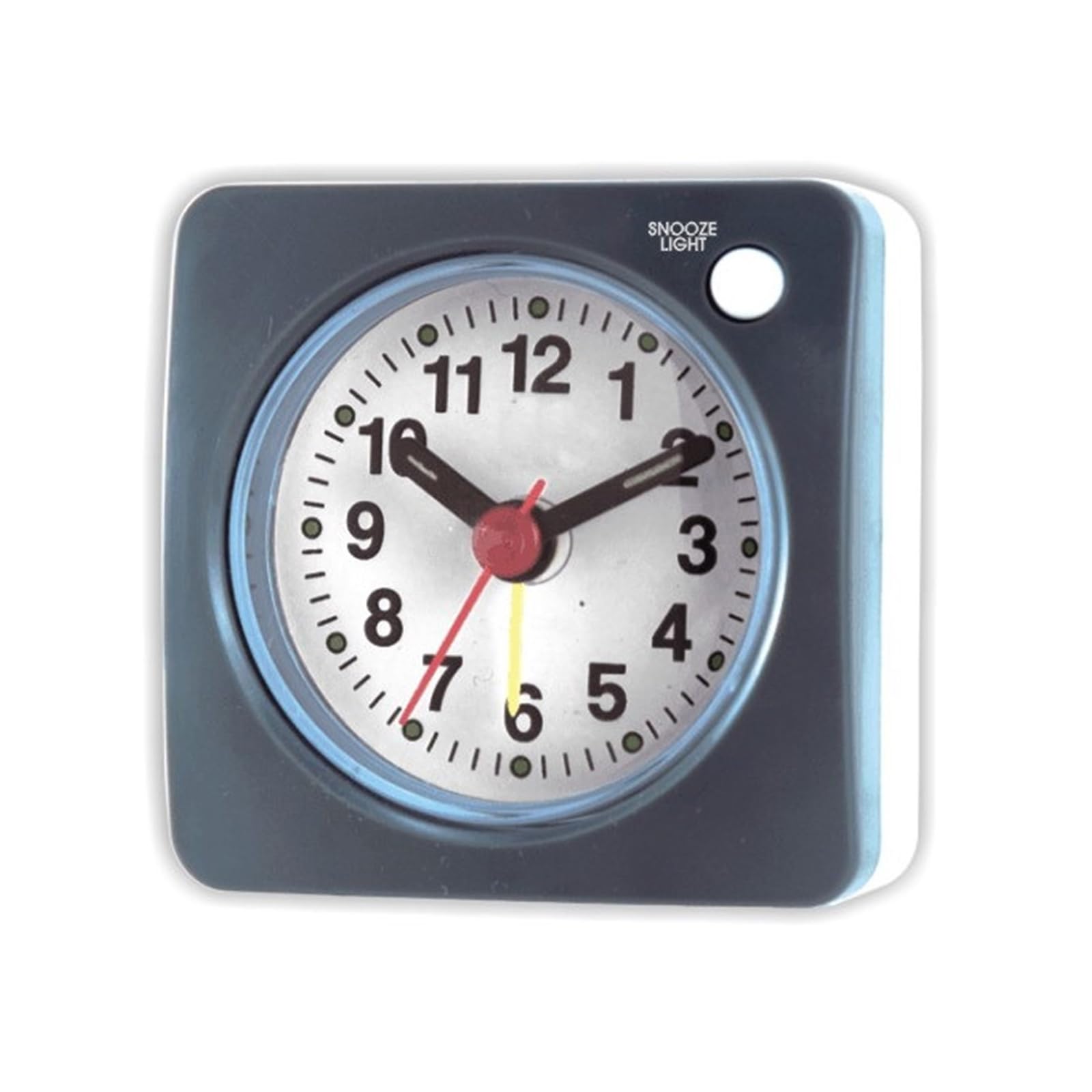 Functional bedside alarm clock bedside clock with quiet alarm for peaceful sleep during travel