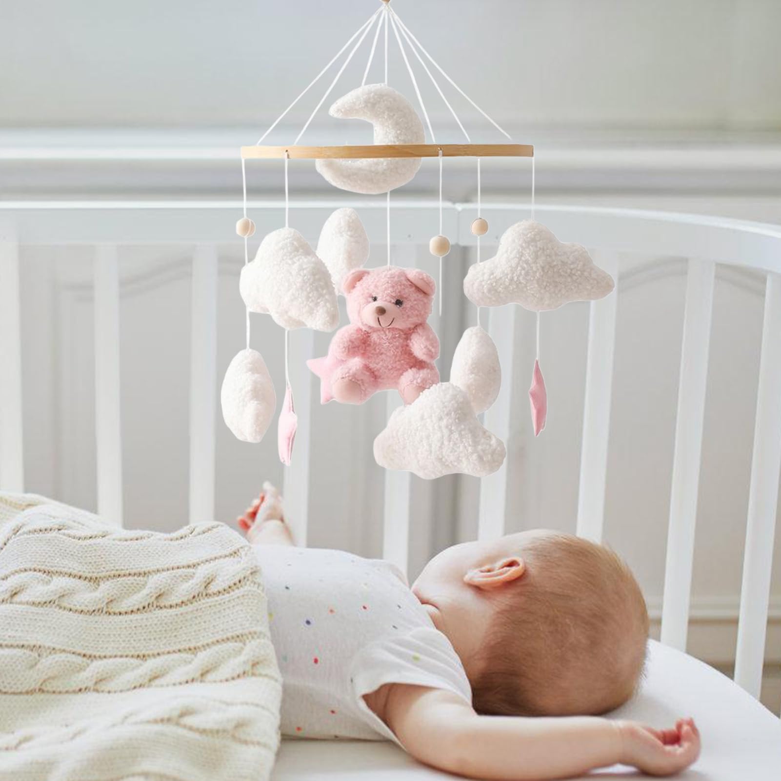 Mobile Bambino Romantico, Giocattolo sensoriale estetico, Sospendibile, | Mobile Baby Con Stelle Per Camera Da Letto Soggiorno Parete Finestra Soffitto Ragazzi Ragazze Età