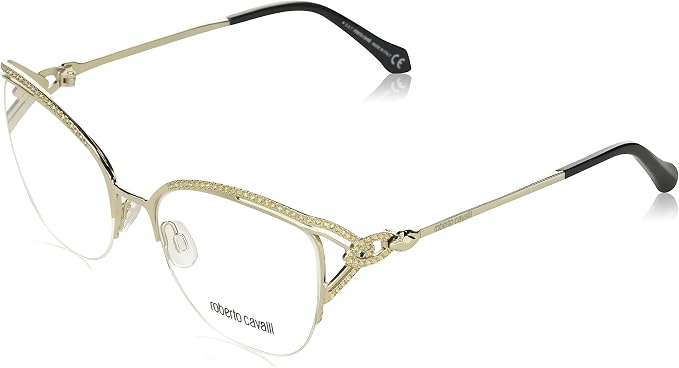 Amazon.com: ROBERTO CAVALLI Gafas graduadas RC5054 FORTE 032 Oro : Ropa,  Zapatos y Joyería
