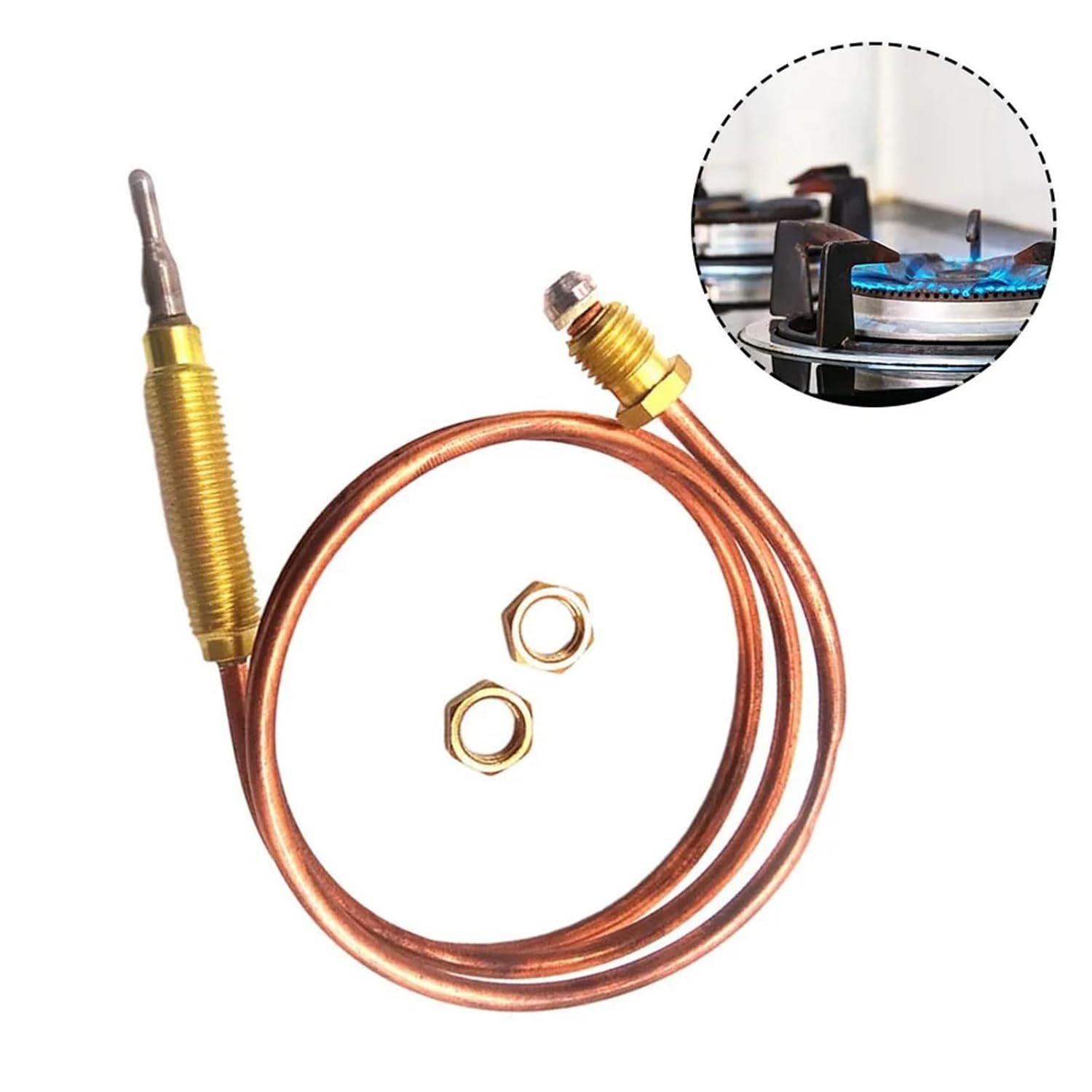 M8 Thermocouple Common Thread Probe 60/90/120/150cm 1Pcs(90cm)