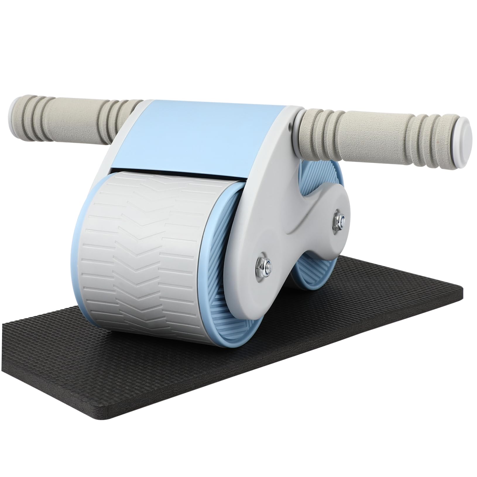 SOIMISS Abdominal de Rebote Automático con Antideslizante Rodillo de Ejercicio Ab para Entrenamiento Casa de Dobles para Estabilidad